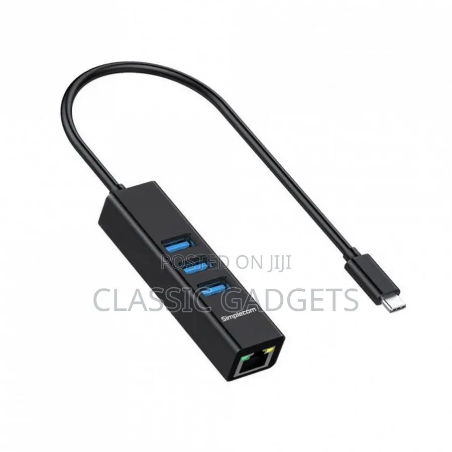 4 in 1type-C Hub With Ethernet Adapter 10/100/1000mbps