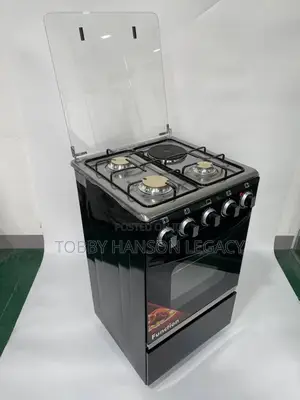 Sonik 3-Burner Withy 1 Hot Plate Oven Standing Gas Cooker