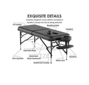 High Quality Professional Foldable And Adjustable Massage Bed