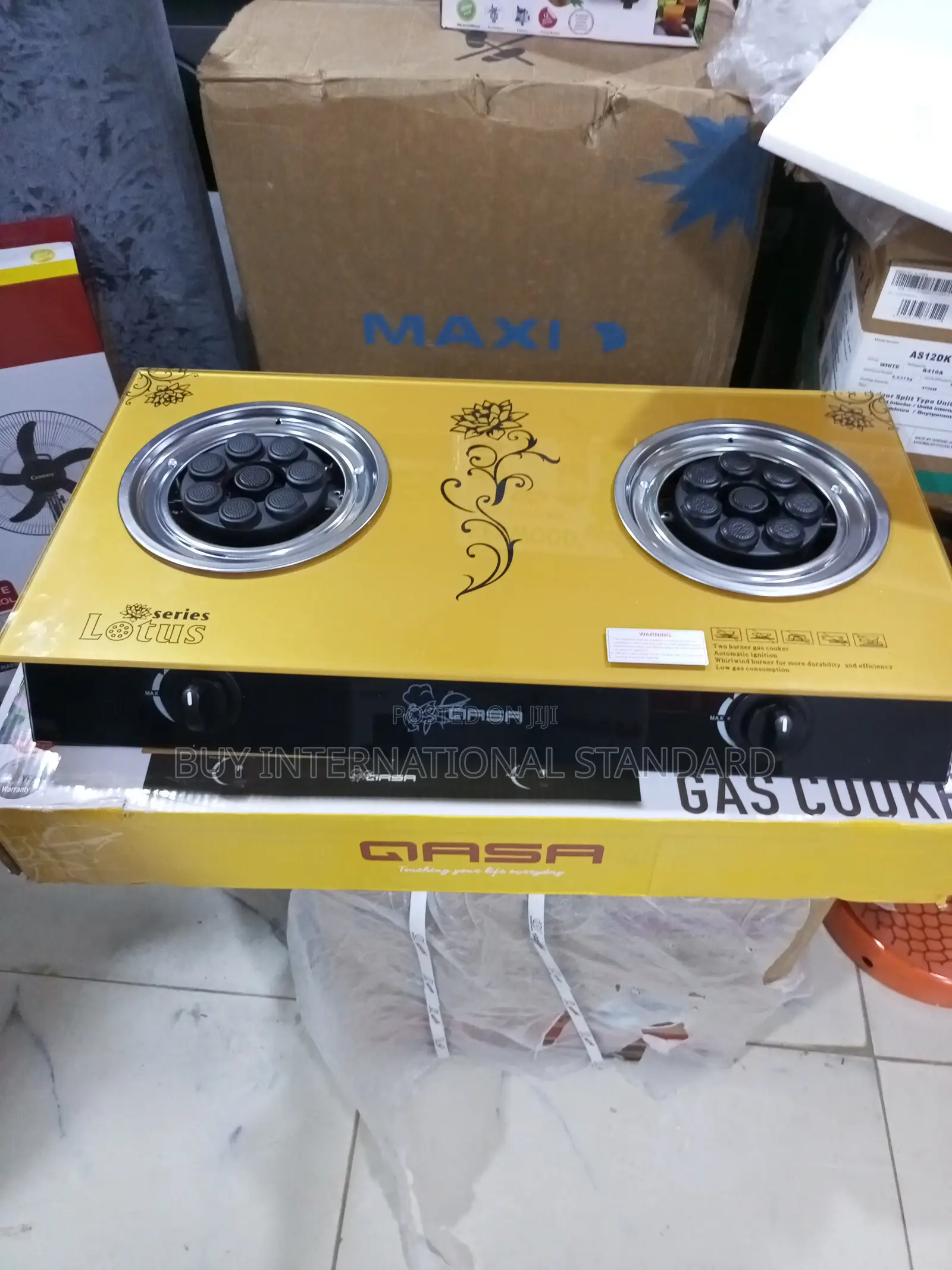 Qasa Glass Top Stove – Efficient Heat Output