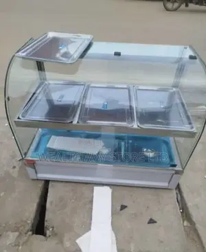Commercial Food Display Warmer / Bain Marie Showcase (Glass Display)