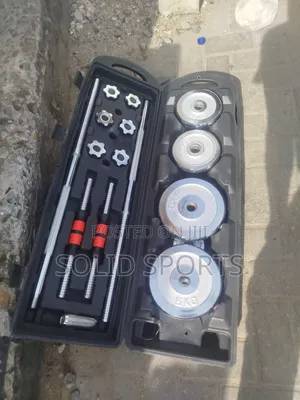 50kg Set Chrome Dumbbells