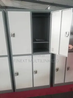 Metal Industrial Shelf With Locks and Key