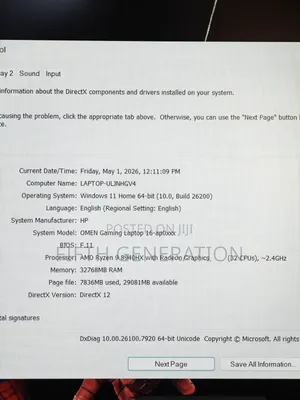 Laptop HP Omen 16 32GB AMD Ryzen 9 SSD 1T