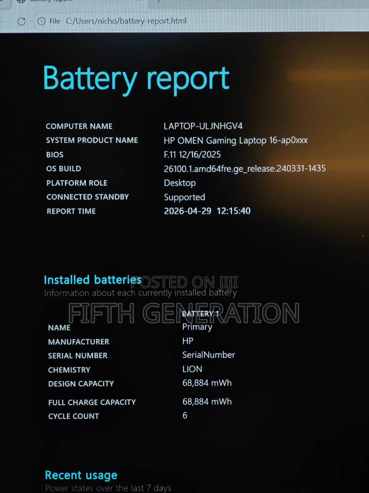 Laptop HP Omen 16 32GB AMD Ryzen 9 SSD 1T