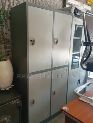 Metal Industrial Shelf With Locks and Key