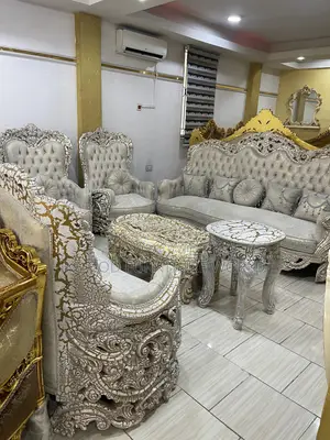8seater Imported Royal Fabric Sofa Chairs