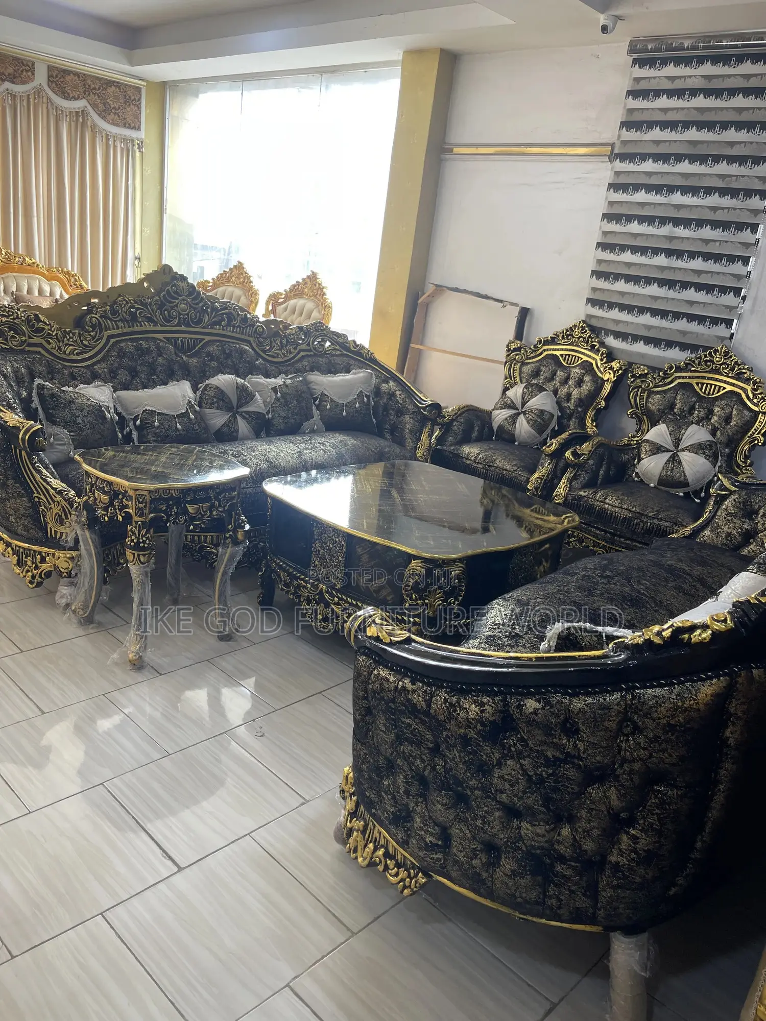 8seater Imported Royal Fabric Sofa Chairs
