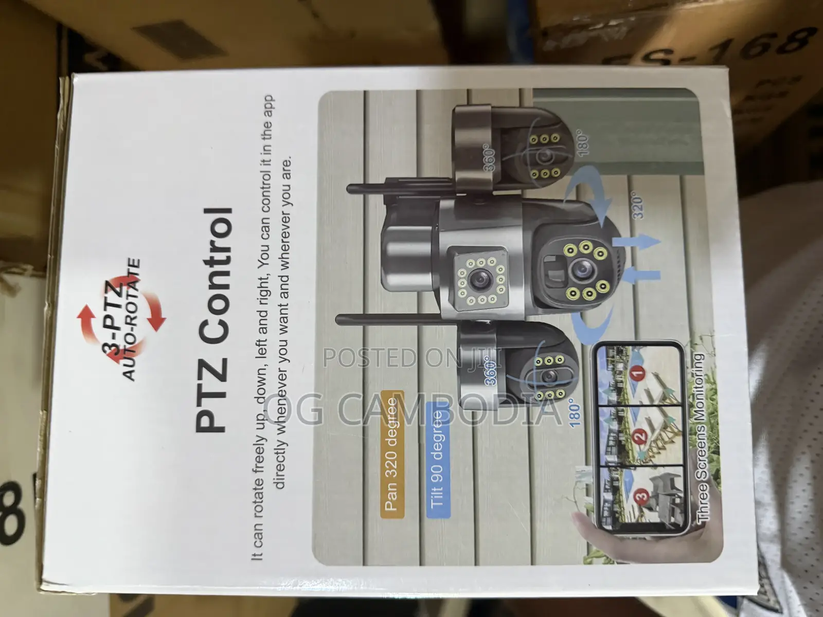 T34 Solar PTZ Camera Triple Lens