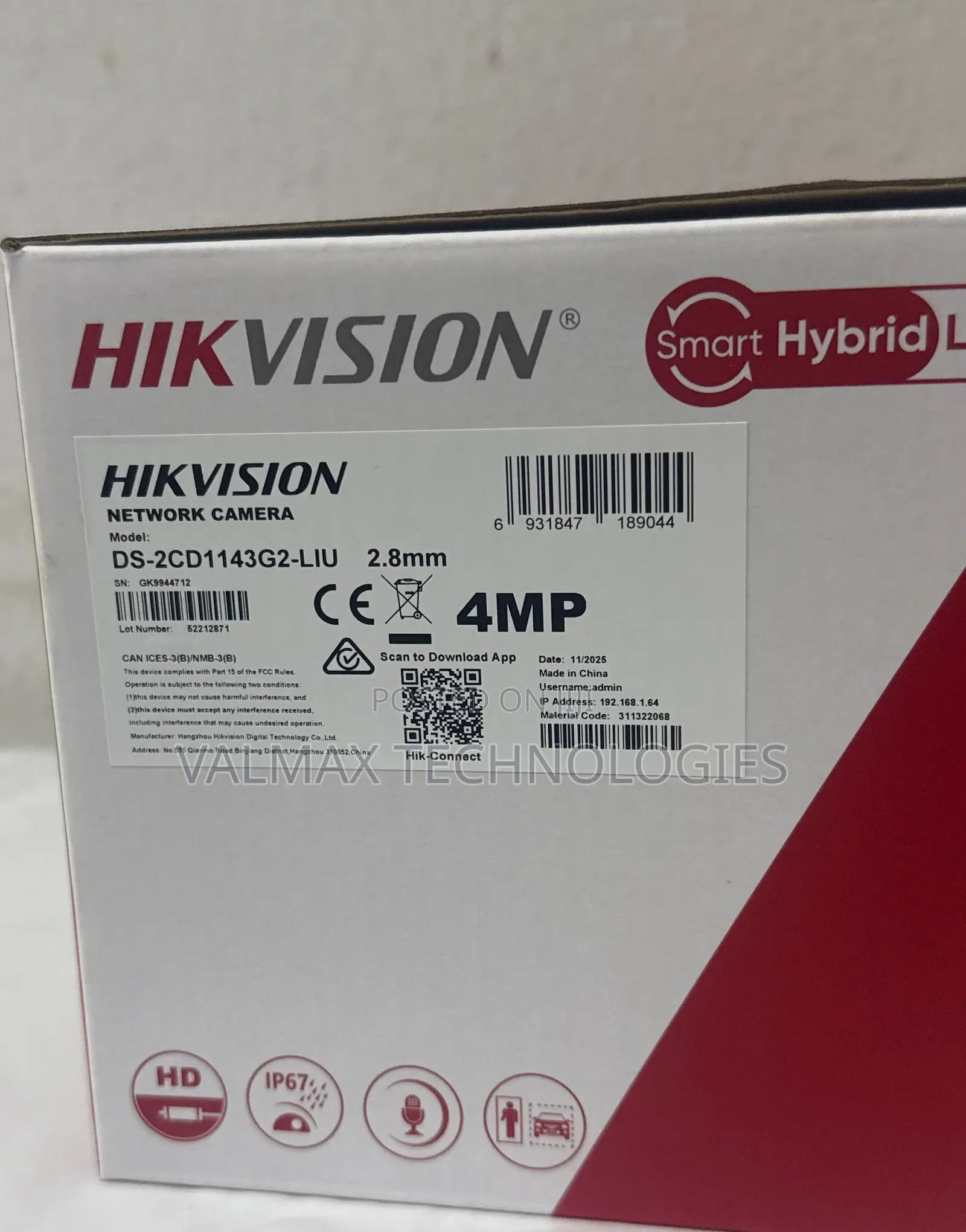 Hikvision Smart Hybrid Light