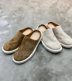 Suede Casual Mule Shoes