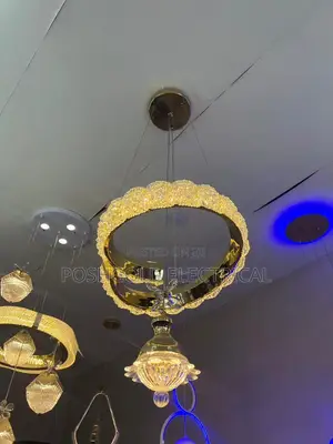Crystal Lotus Ring Chandelier
