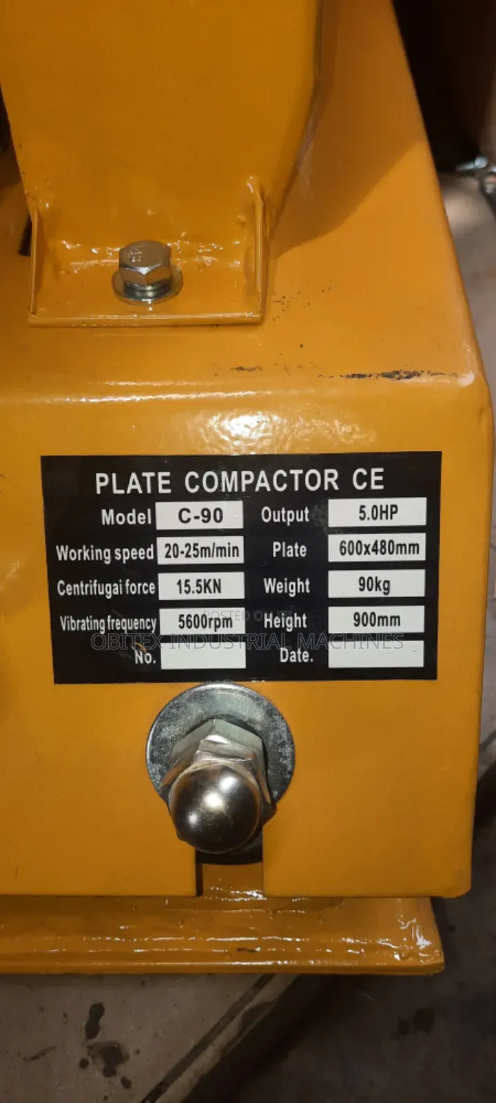 C90 Plate Compactor
