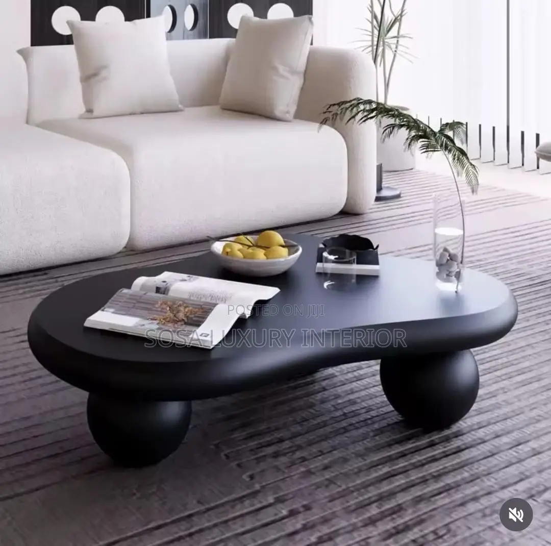 Premium Organic Black Coffee Table