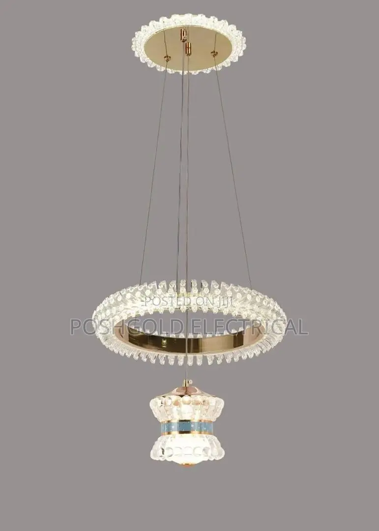 Crystal Halo Lantern Chandelier
