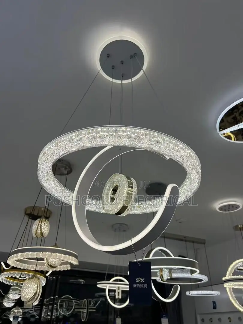 Cosmic Orbit Crystal Chandelier