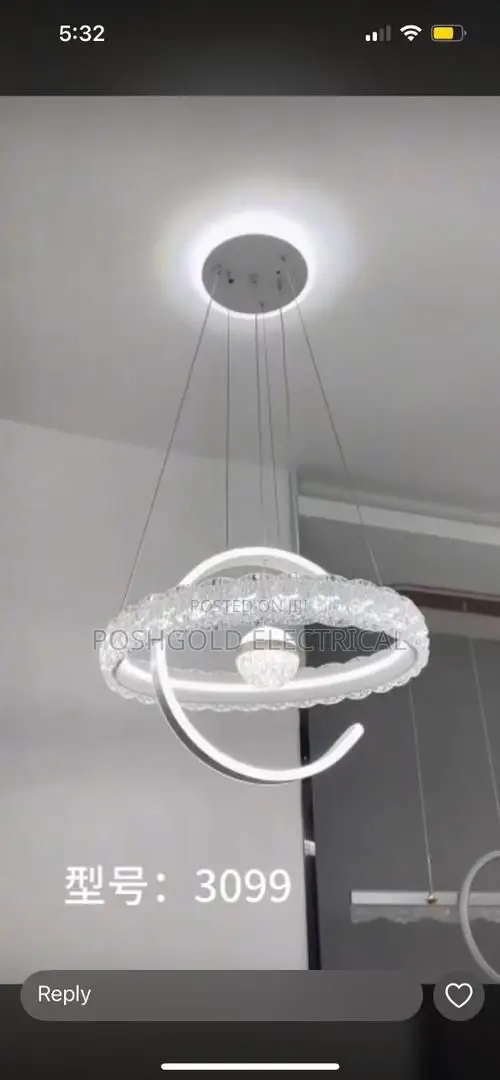 Model 3099 Orbital Crystal Chandelier