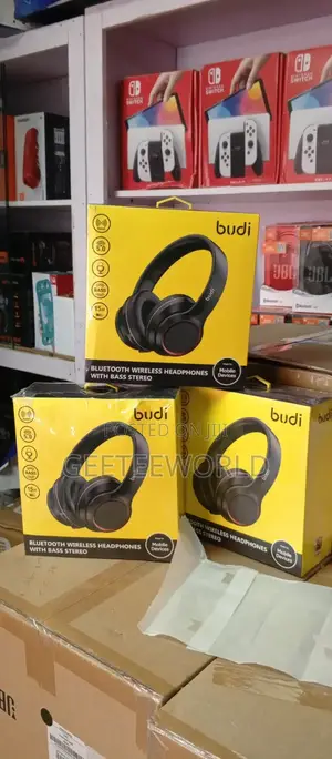 Budi Bluetooth Wireless Headphone With Bass Stereo
