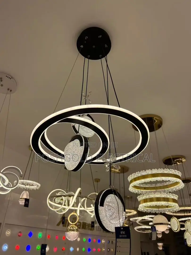 Black Orbit Butterfly Chandelier