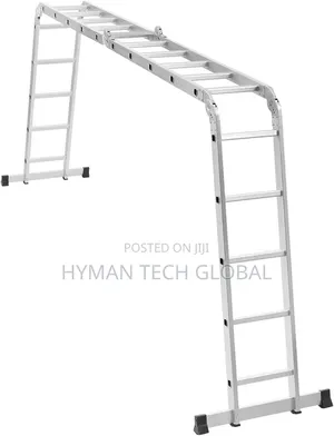 Multipurpose Aluminum Folding Ladder 20 Steps, 5.6m, 5x4