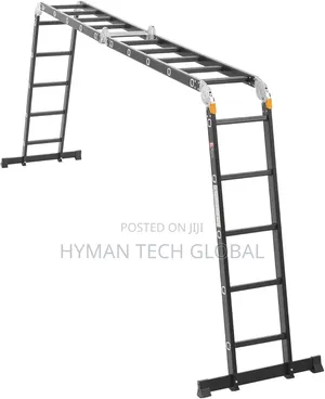 Multipurpose Aluminum Folding Ladder 20 Steps, 5.6m, 5x4