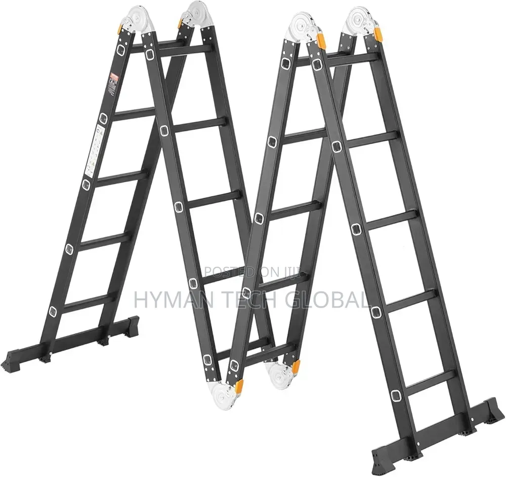 Multipurpose Aluminum Folding Ladder 20 Steps, 5.6m, 5x4