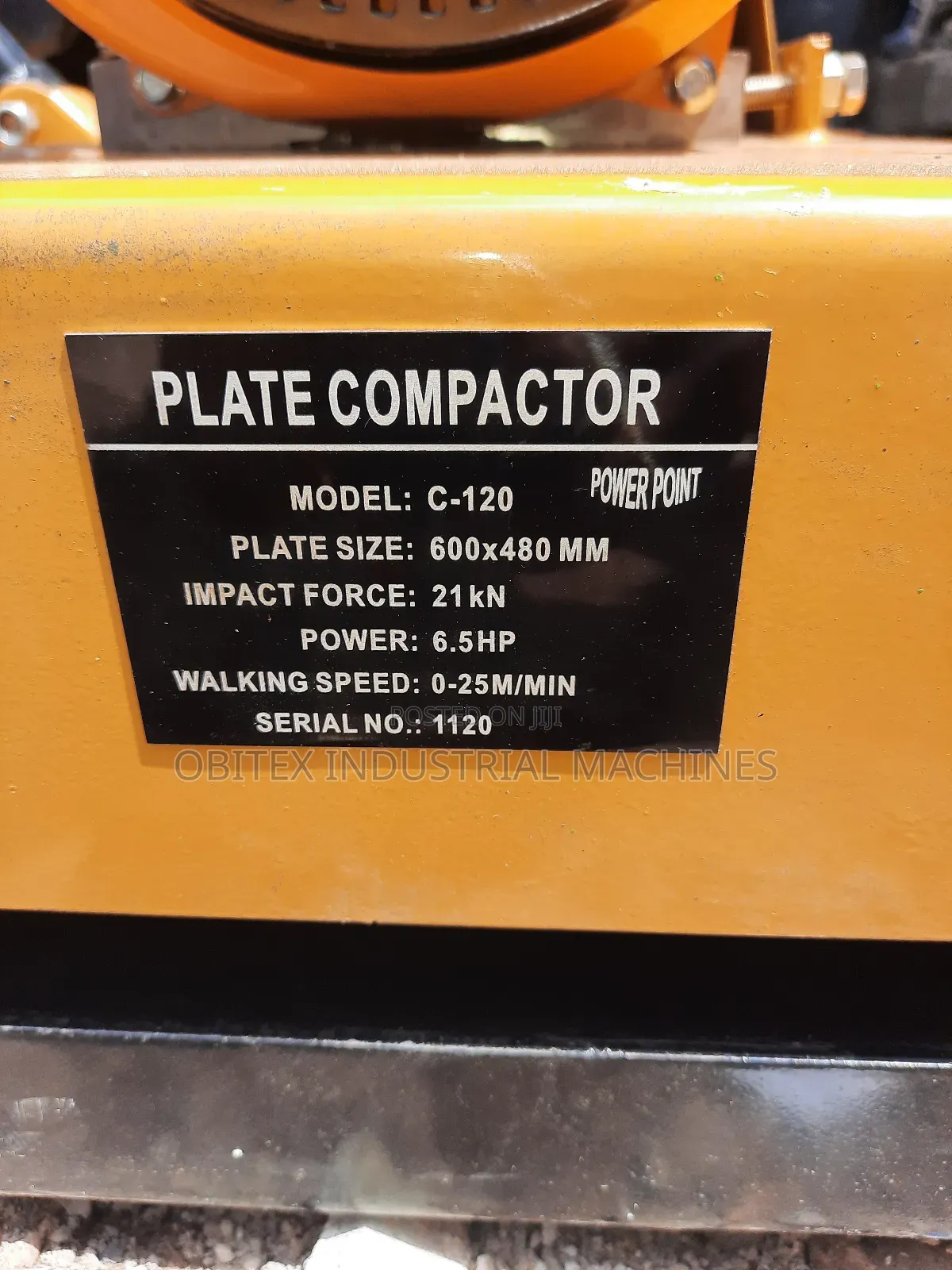 C 120 Plate Compactor