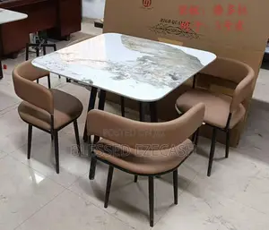 Best Quality Marble Dining Table by 4chair