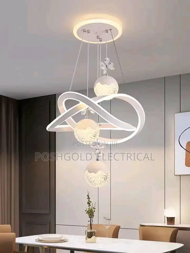 Dual Band Crystal Ring Chandelier