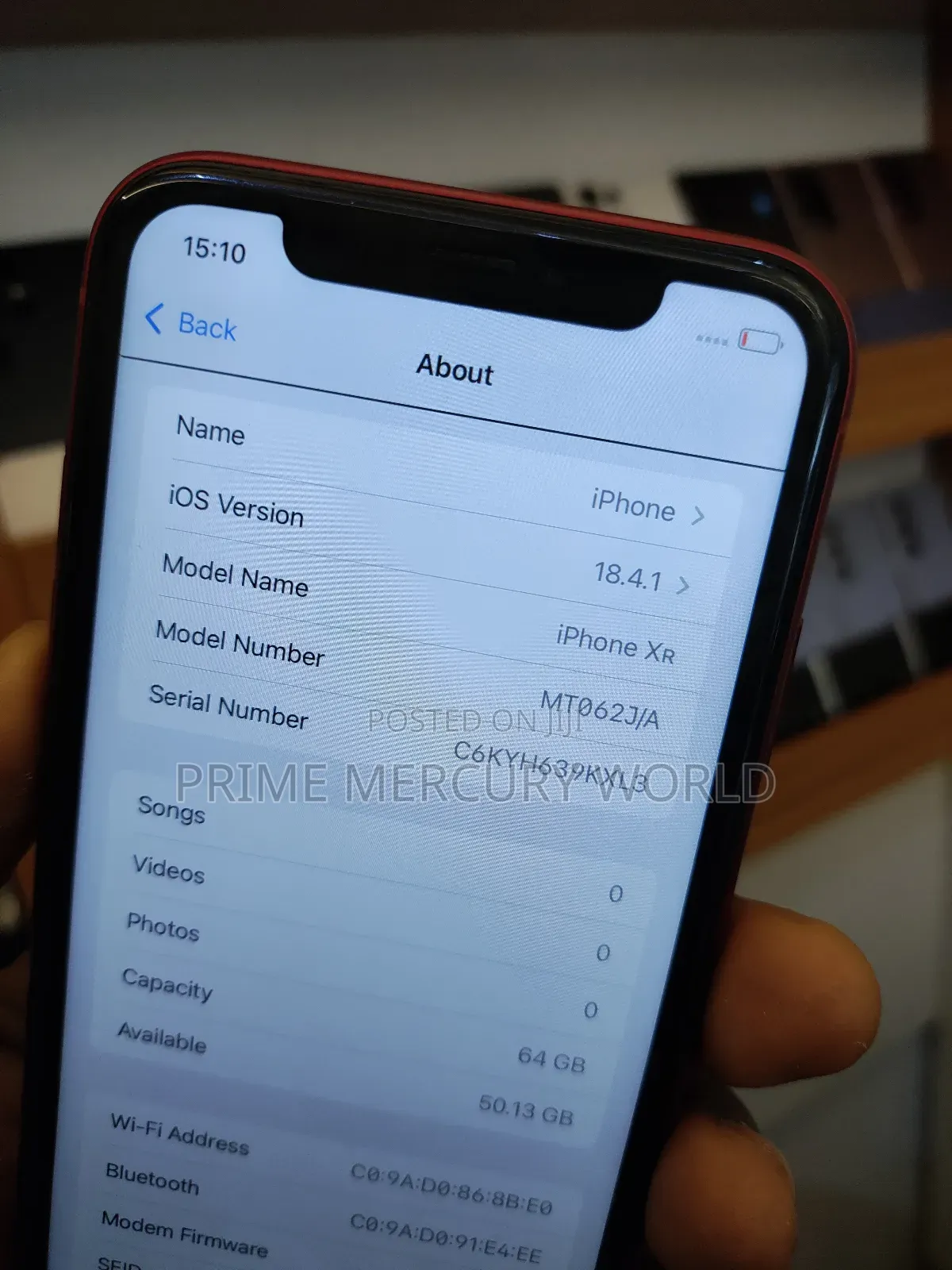 Apple XR 64 GB Red
