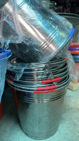 Stainless Steel Water Buckets With Handles