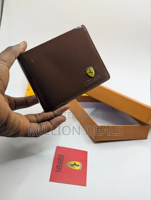 Glossy Portable Cool Men's Square Wallet