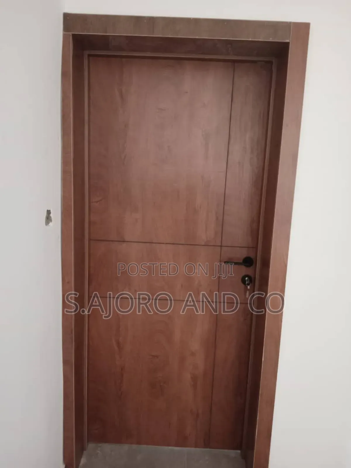 Standard HDF Wooden Doors With Frame; Complete Room Doors
