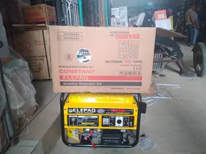 Elepaq Constant Sv6800e2 Petrol Generator 4.5kva With Key and Tyre