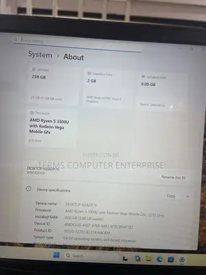 Laptop Lenovo ThinkPad Edge E550 8GB AMD Ryzen 5 SSD 256GB