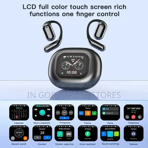 Ai Language Translation Earbuds Real Time Lcd Touch Screen