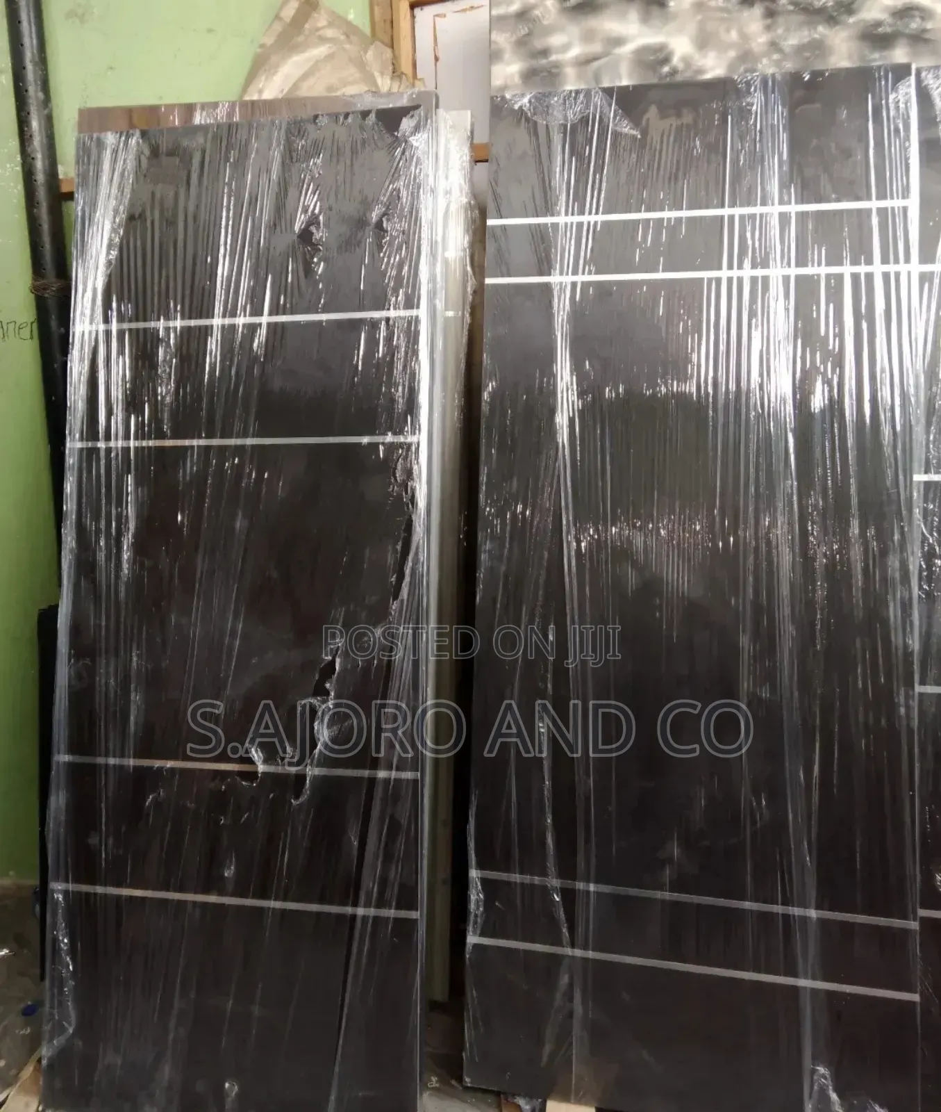 Standard HDF Wooden Doors With Frame; Complete Room Doors