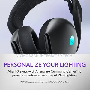 Alienware Tri-mode Wireless Gaming Headset Aw725h – Wired/Wireless,