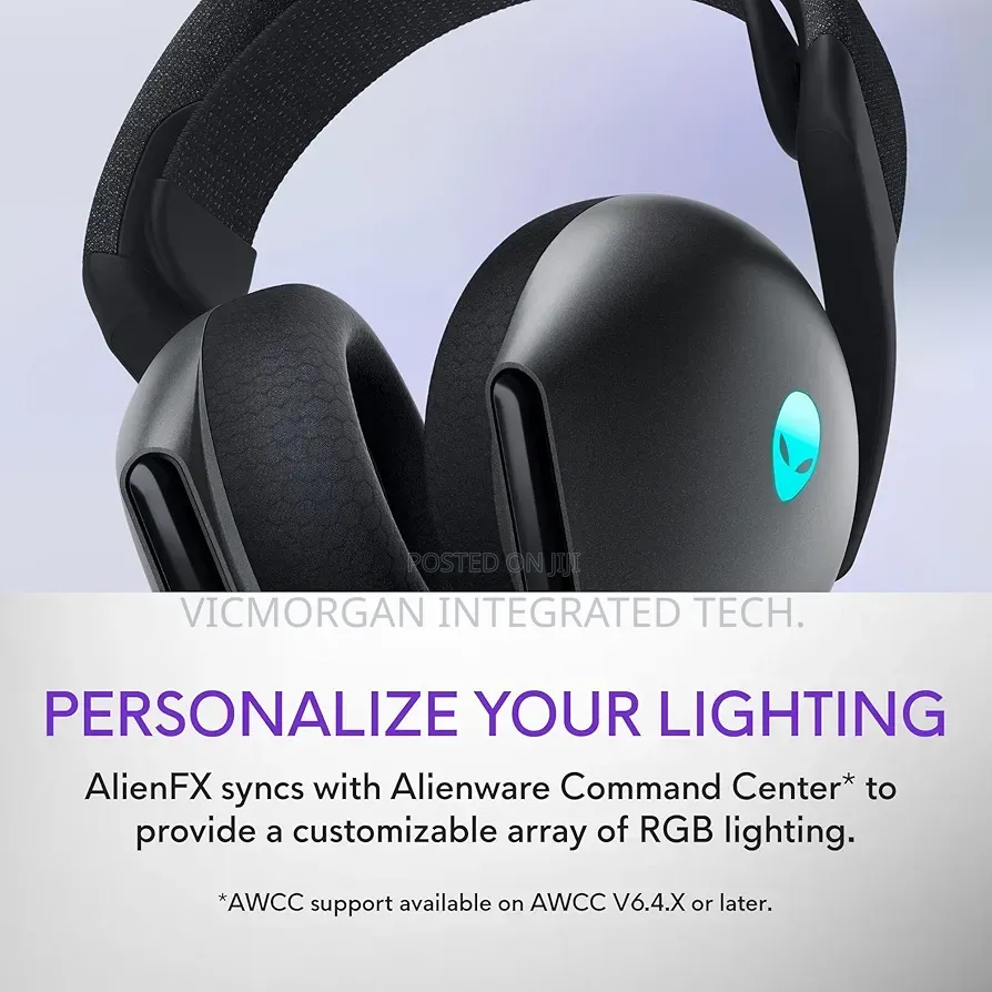 Alienware Tri-mode Wireless Gaming Headset Aw725h – Wired/Wireless,