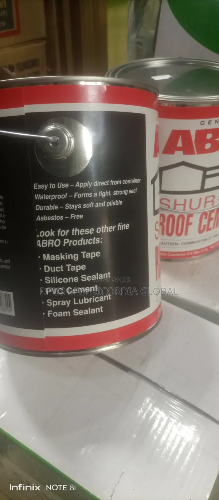Abro Shur-Fix Roof Cement 4ltrs
