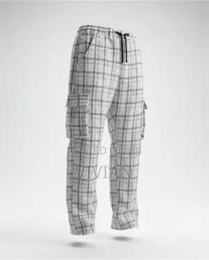 Checkered Cargo Trousers