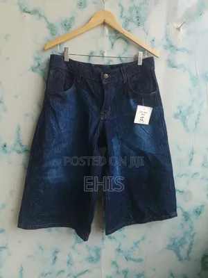 Denim Baggy Jean Above Knee