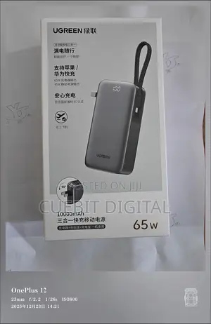 Baseus 2-in-1 Charger Power Bank Built-in Cable, [3c Certification]