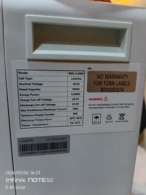 4.2kwh/24v Hyper Power Lithium Battery Available