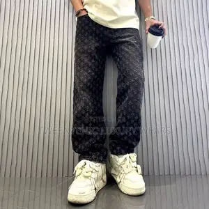 Premium Patterned Denim Jeans – Clean Street Style