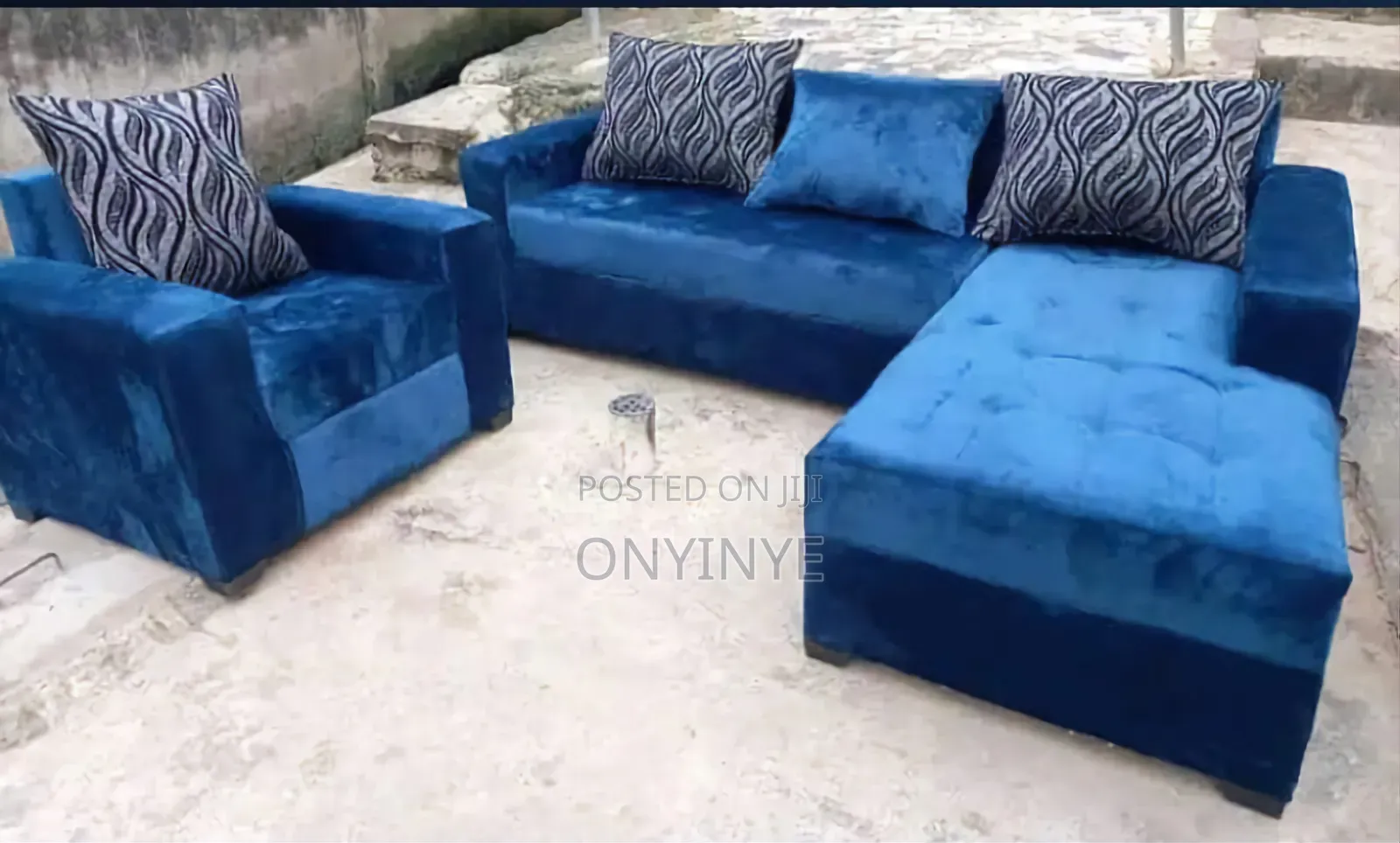 L Shape Sofa and 1 Single