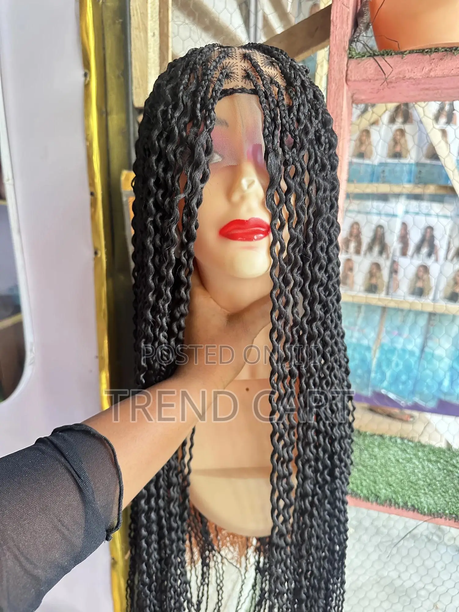 Watermelon Curl Braided Wig
