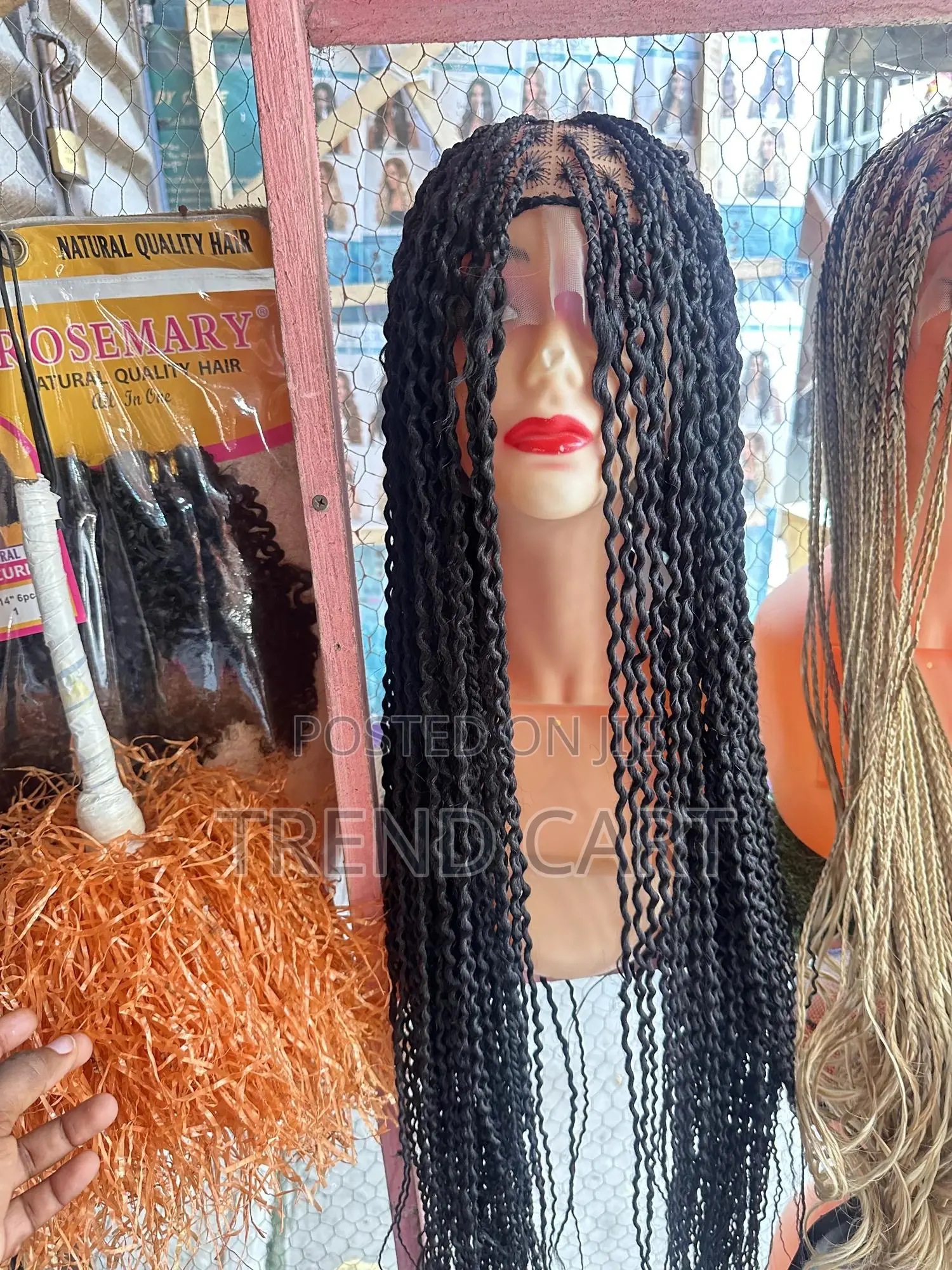 Watermelon Curl Braided Wig