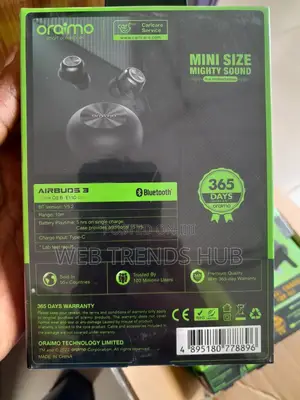 Oraimo Airbuds 3 Oeb-E11d Compact Wireless Earbuds - Deep Bass