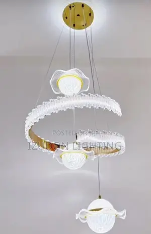 Luxury 3 Color Led Dropping Chandelier For Your Office